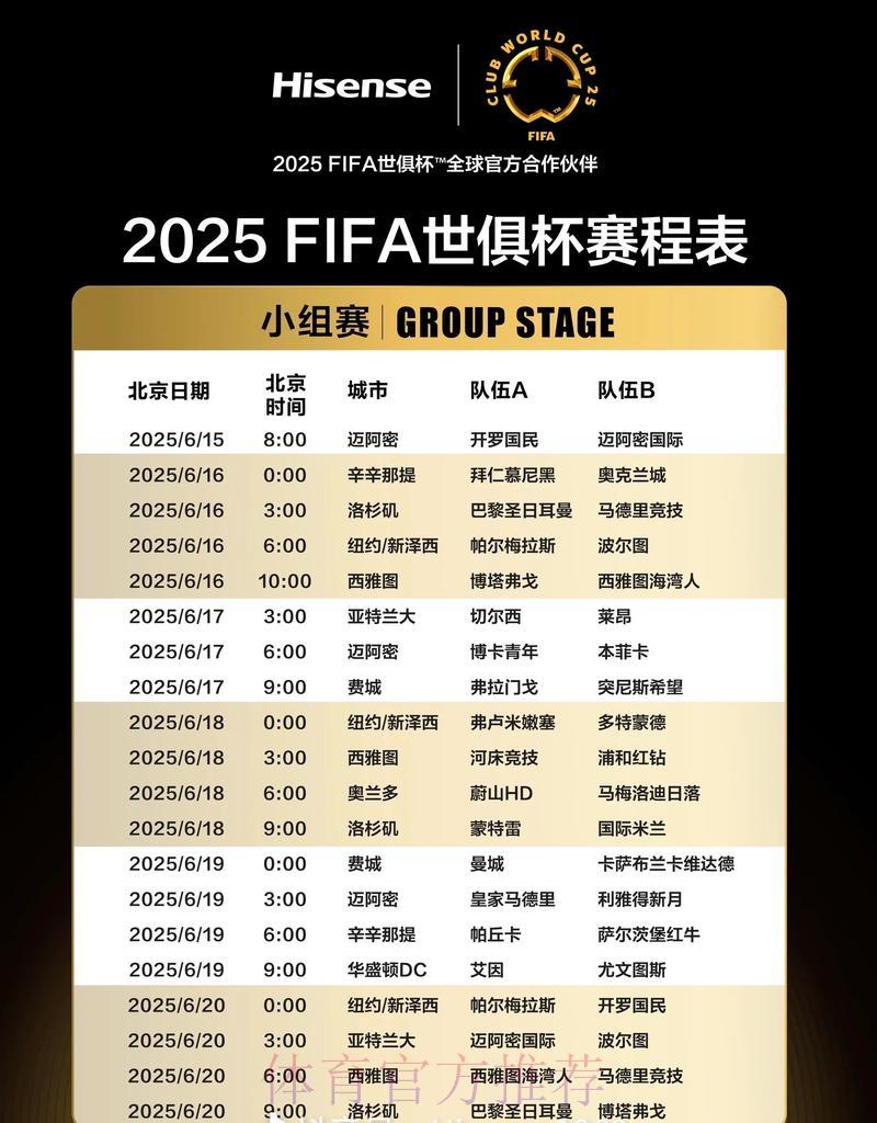 安卓必备应用：世界杯赛程一网打尽